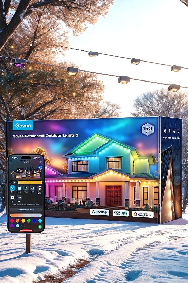 Govee Permanent Outdoor Lights: A Smart Solution for Holiday and Year-Round Decorations