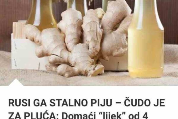 Rusi ga stalno piju – čudo je za pluća: DomaćI “lijek” od 4 sastojka čisti bronhije od sluzi i zaustavlja pušački kašalj