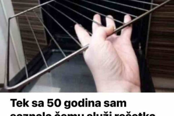 Tek sa 50 godina sam saznala čemu služi rešetka unutar peći: OVAKO se može koristiti!