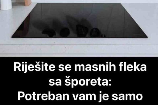 Riješite se masnih fleka sa šporeta: Potreban vam je samo jedan predmet koji imate u kući i ringle će blistati kao nove