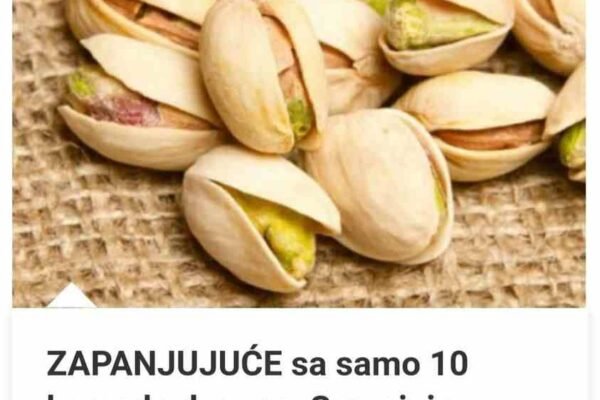 Zapanjujuće sa samo 10 komada dnevno: Smanjuje holesterol za 20% evo zašto treba da ih jedete