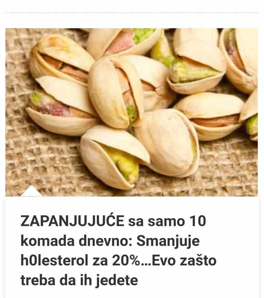 Zapanjujuće sa samo 10 komada dnevno: Smanjuje holesterol za 20% evo zašto treba da ih jedete