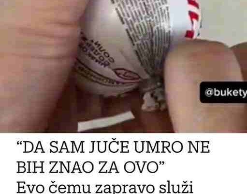 “DA SAM JUČE UMRO NE BIH ZNAO ZA OVO” Evo Čemu Zapravo Služi METALNI DIO Na Pakovanju SALAME, Nećete Vjerovati