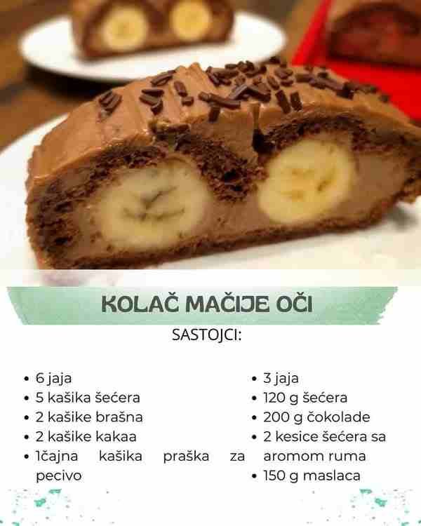 Kolač "Mačije oči": Toliko je kremast da se topi u ustima, a brzo se sprema