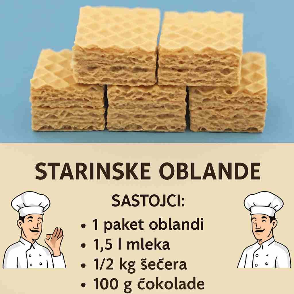 Starinske oblande: Kolač koji će vas definitivno vratiti u najlepše dane detinjstva