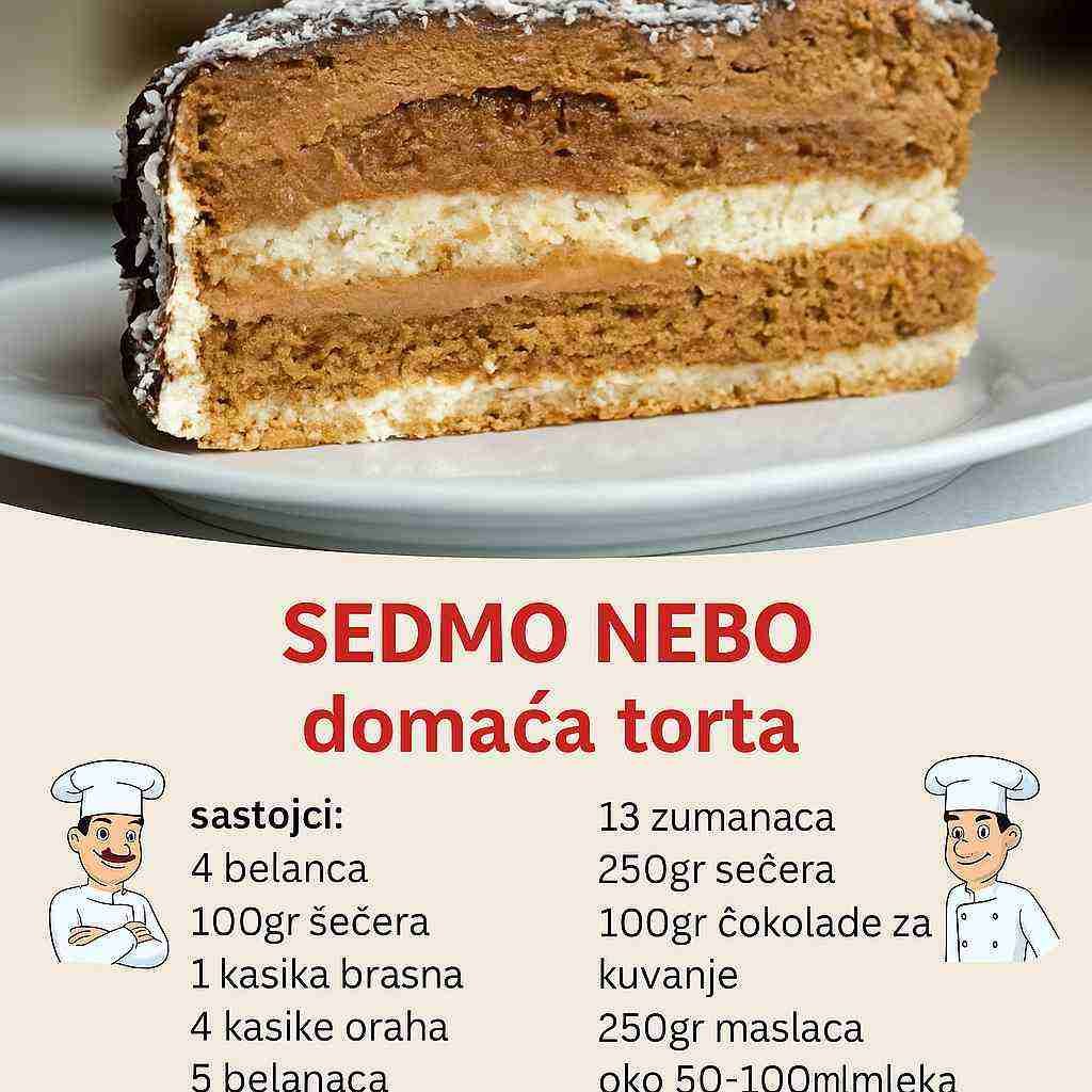 Sedmo Nebo – Čokoladni užitak sa kokos korom koji će vas očarati!