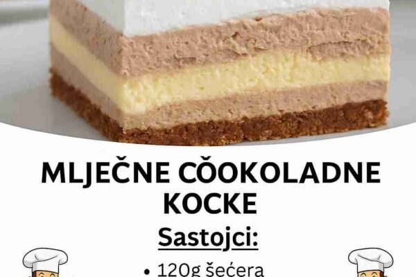Mliječne čokoladne kocke: Neopisivo su ukusne, nećete ih moći prestati jesti! Mliječne čokoladne kocke: Neopisivo su ukusne, nećete ih moći prestati jesti!