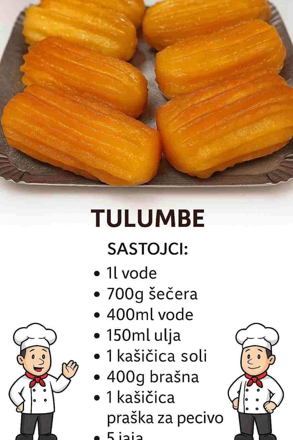 Nqjbolji recept za prave bosanske tulumbe koji uspeva svakoj domaćici: Ukus im je kao iz najbolje poslastičarnice.