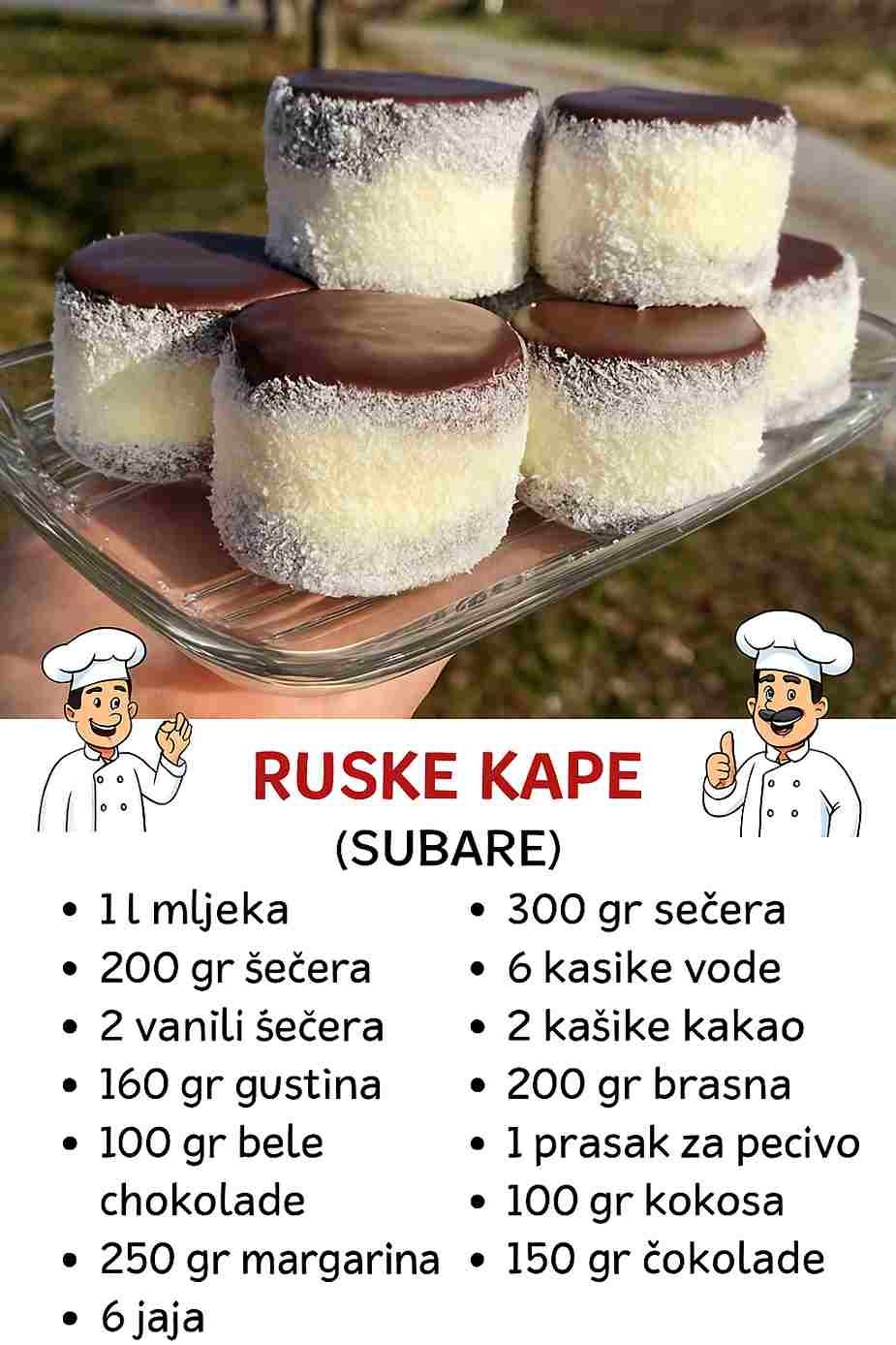 Ovaj kolač je prava čarolija – Ruske Kape (Šubare) za prave slatkoljupce!