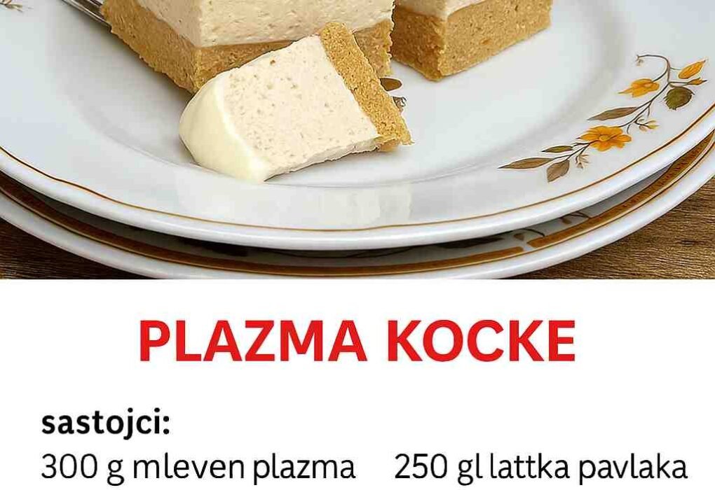 Bolje i od torte! Plazma kocke sa belom čokoladom koje nestaju sa tanjira!