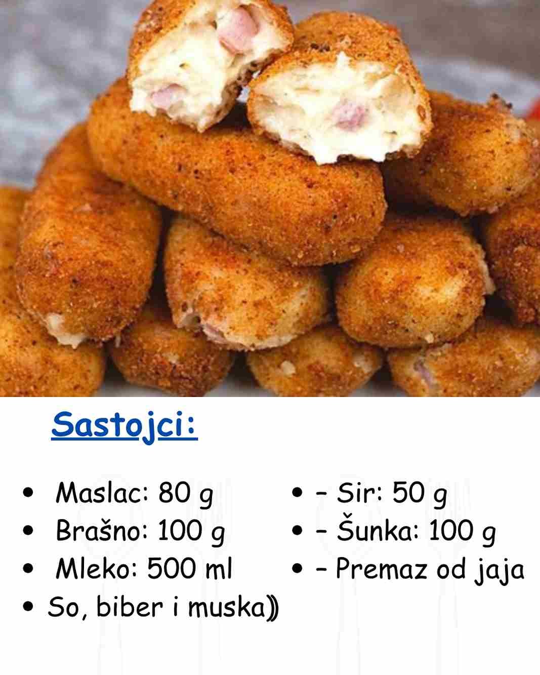 ŠPANSKE KROKETE SA SALAMOM: Slasni Zalogaj u Koji Ćete se Zaljubiti!