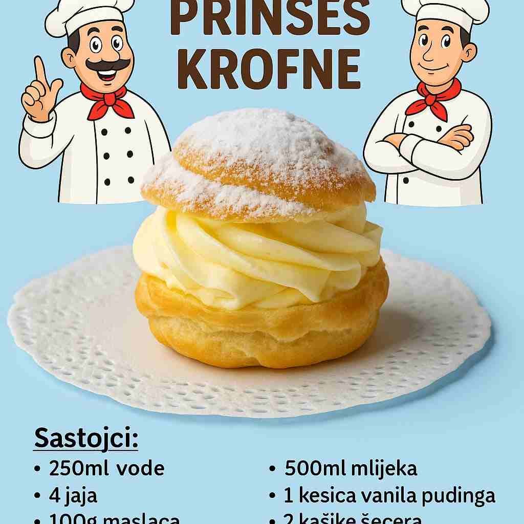 Domaće princes krofne – Kao iz poslastičarnice, ali mnogo bolje!