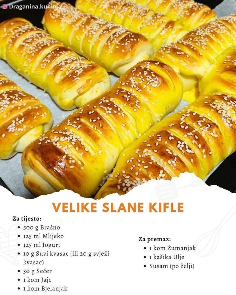 Najukusnije lisnate kiflice: Slojevito testo koje se topi u ustima! (RECEPT)