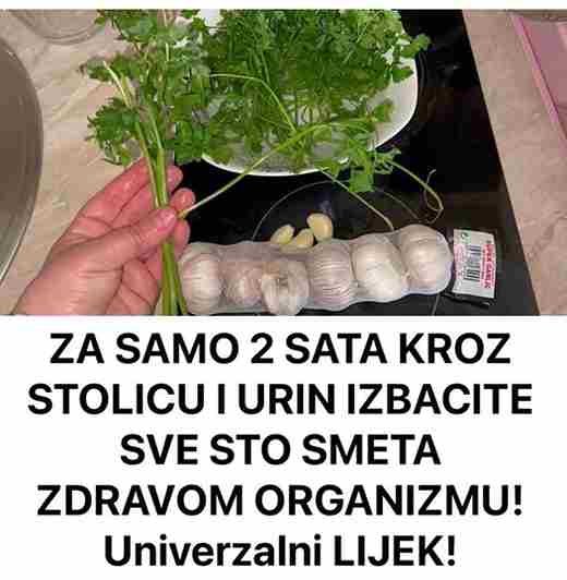 ZA SAMO 2 SATA KROZ STOLICU I URIN IZBACITE SVE STO SMETA ZDRAVOM ORGANIZMU! Univerzalni LIJEK!