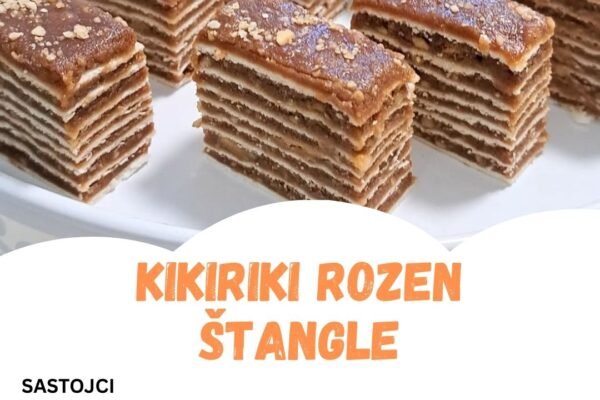Zaboravi na klasične kolače – Kikiriki Rozen štangle osvajaju ukusom!