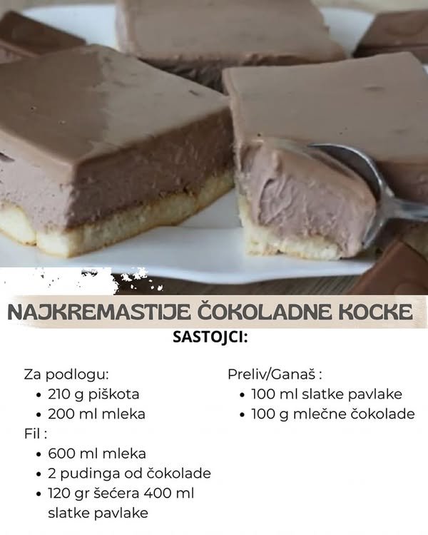 Najkremastije čokoladne kocke, gotove za 10 minuta: Tope se u ustima, a nema ukusnijih