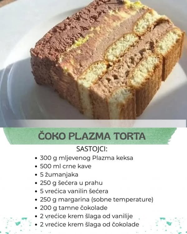 Čoko plazma torta – Savršen spoj kafe, plazme, čokolade i šlaga