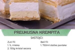OVAKVU KREMPITU JOŠ NISTE PROBALI: Poslastica koja će odmah nestati sa tanjira