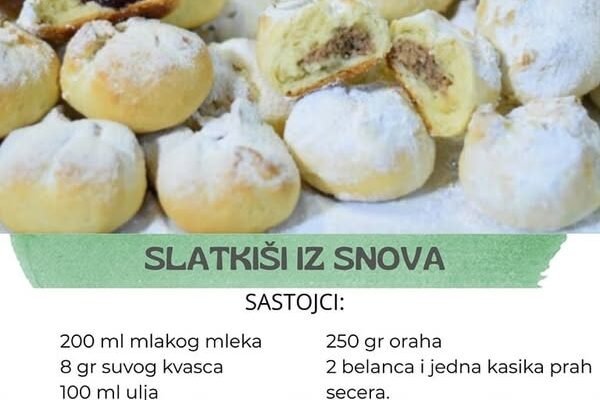Svi traže ovaj recept! Mekane kolačiće naprosto svi obožavaju