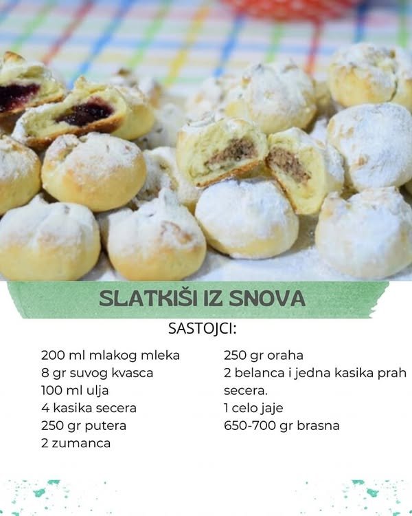 Svi traže ovaj recept! Mekane kolačiće naprosto svi obožavaju