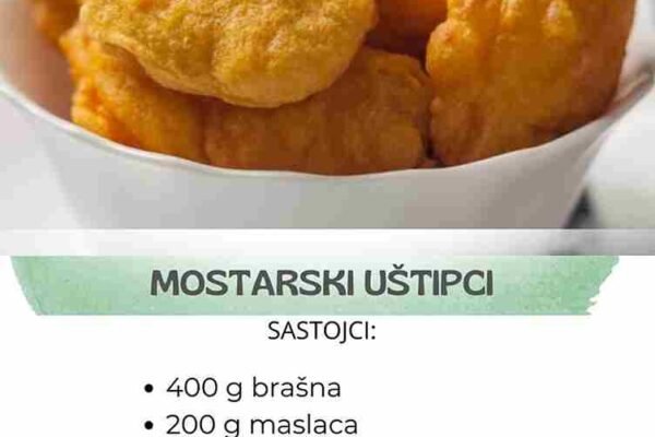 Mostarski Uštipci: Mekani i ukusni, obavezno probajte ovaj stari, provjereni recept