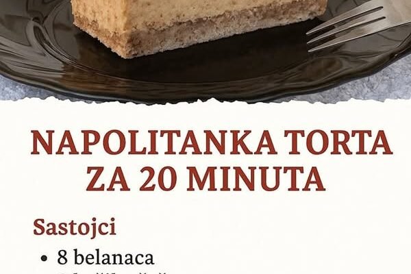 NAPOLITANKA TORTA ZA 20 MINUTA! BRZO I JEDNOSTAVNO! NAPOLITANKA TORTA ZA 20 MINUTA! BRZO I JEDNOSTAVNO!
