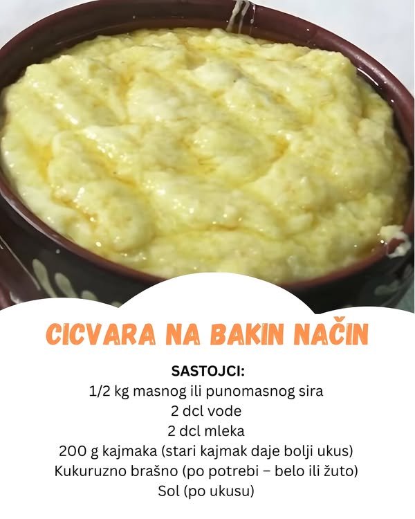 Naše bake su jedine znale da naprave CICVARU – Danas svi traže ovaj recept