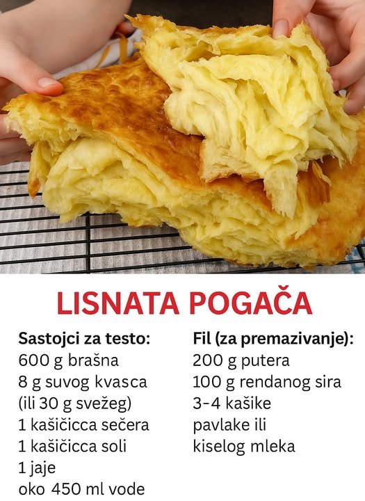 BRZI DORUČAK LISNATA POGAČA