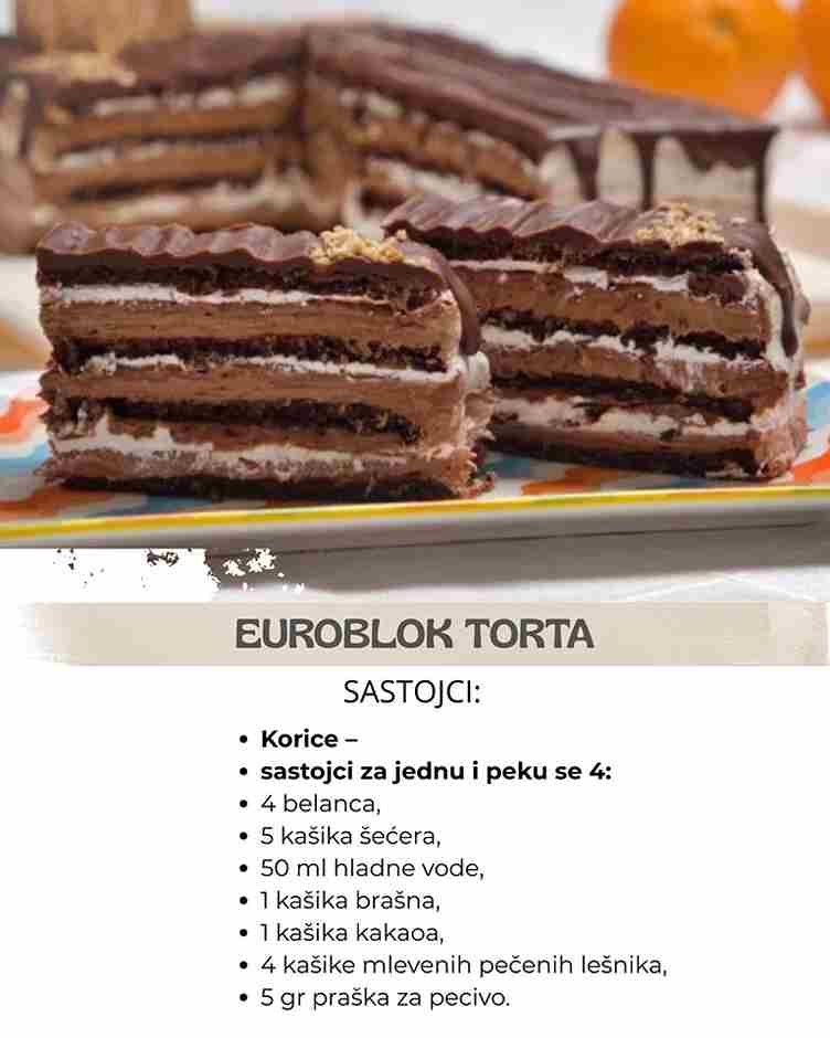 Neponovljiva “Euroblok” torta: Idealna za sve specijalne prilike