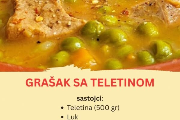 Grašak sa teletinom za kojim lude ukućani – Omiljeni recept na kašiku.