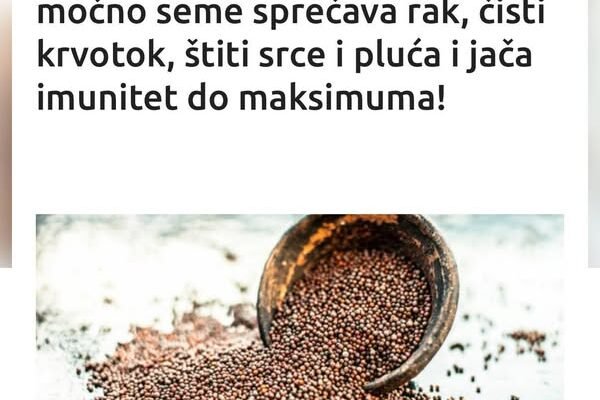 Drevni čuvar zdravlja: Ovo moćno seme sprečava rak, čisti krvotok, štiti srce i pluća i jača imunitet do maksimuma!