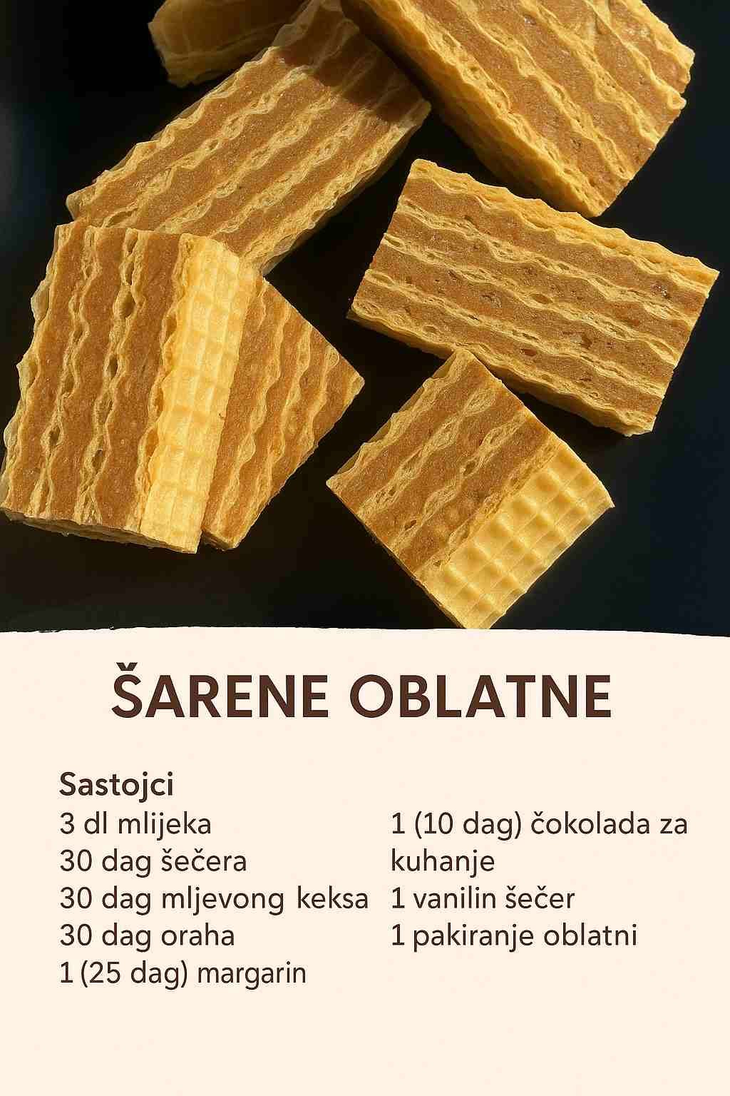 Kremaste i hrskave – Šarene oblatne koje svi obožavaju!