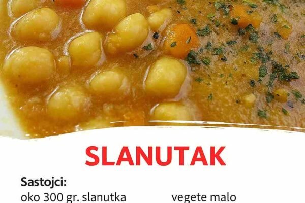 Kada je dan mračan, kišovit, vjetrovit, onda je pravi trenutak za – SLANUTAK!
