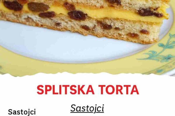 Splitska torta – Poslastica koja će vas očarati na prvi zalogaj! Splitska torta – Poslastica koja će vas očarati na prvi zalogaj!