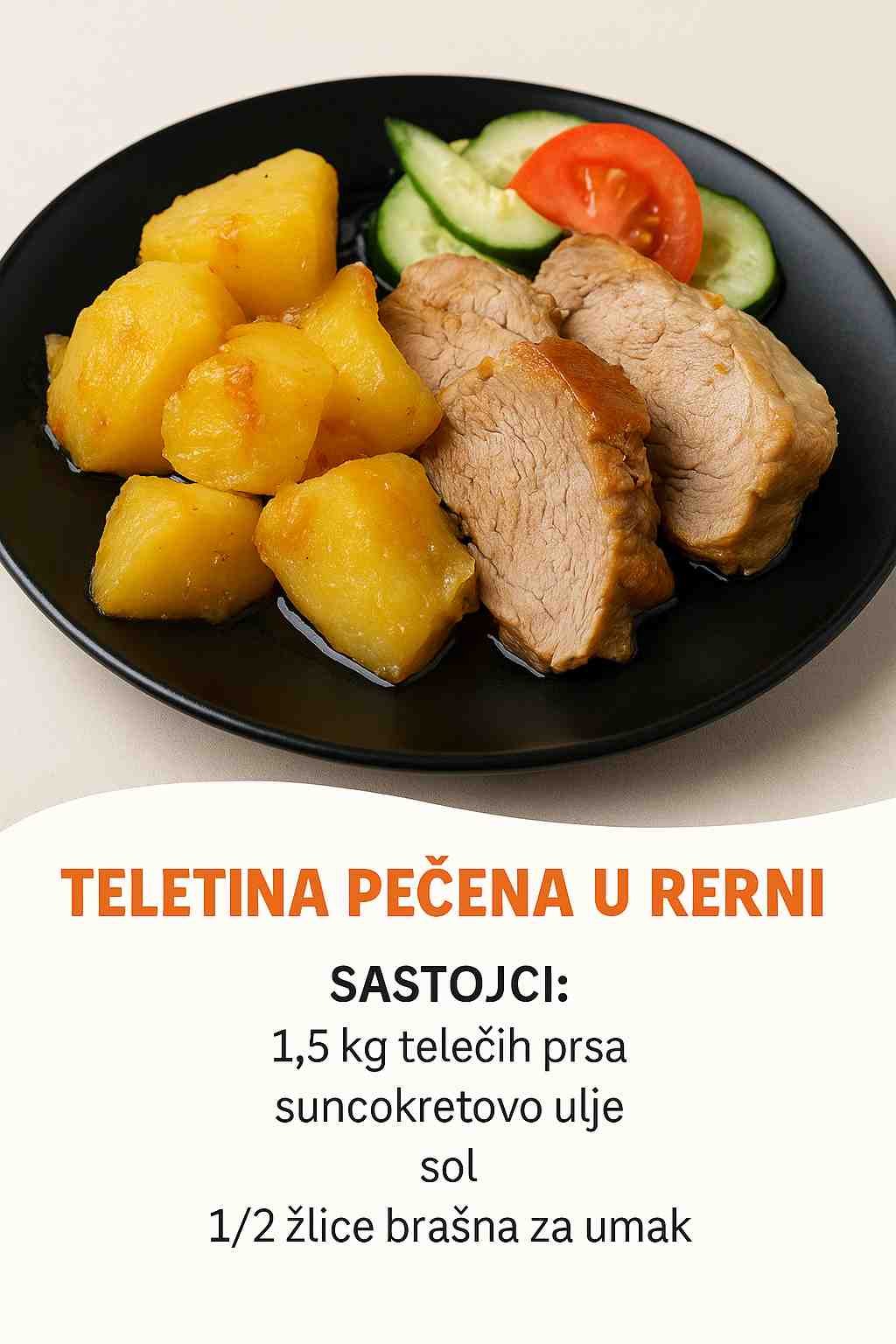 Teletina pečena u tavi koja će vas oduševiti! – Na mamin način