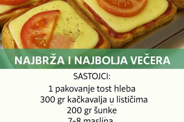 TRI DANA ZAREDOM SAM JE PRAVILA: Njbrža i najbolja večera, idealna čak i za početike TRI DANA ZAREDOM SAM JE PRAVILA: Njbrža i najbolja večera, idealna čak i za početike