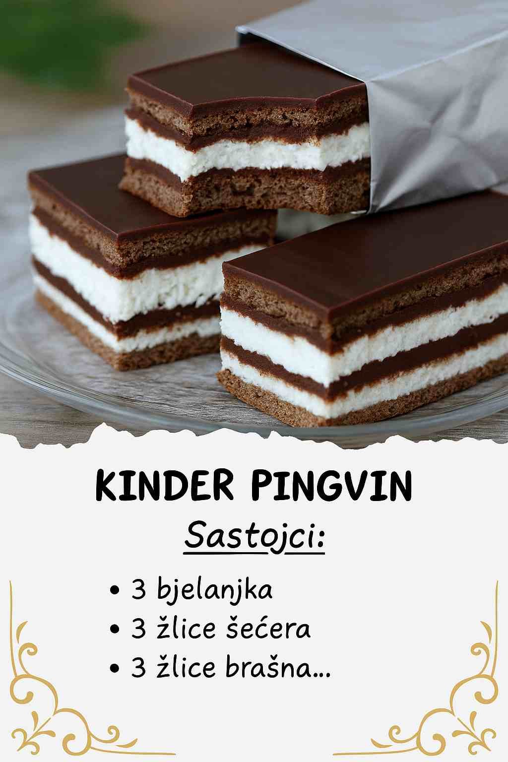 Kinder pingvin – Sočan i kremast kao kupovni