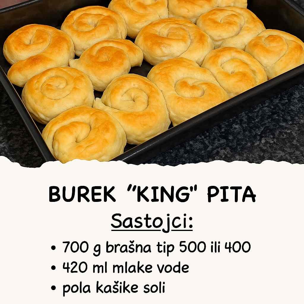 Burek “king” pita – naučite kako da napravite sočan burek sa mesom u obliku zvrka