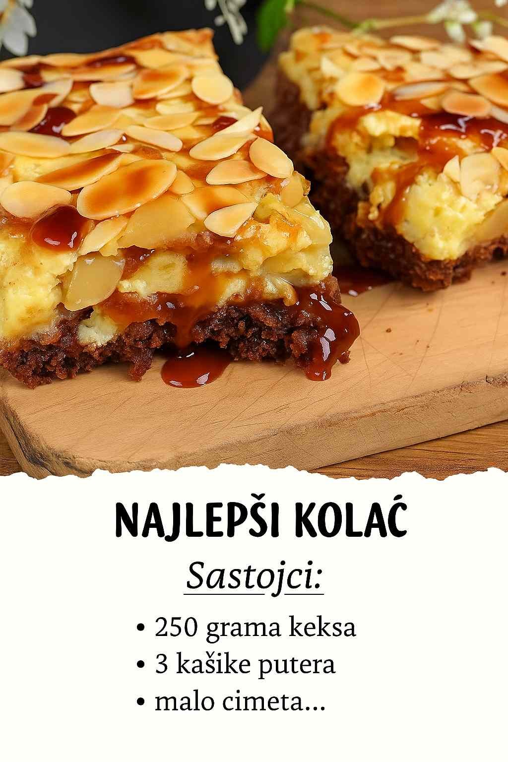 NAJLEPŠI KOLAČ: Pravi se za 10 minuta i niko ne može da mu ODOLI!