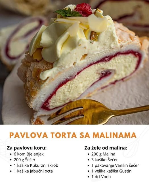 Pavlov rolat sa malinama