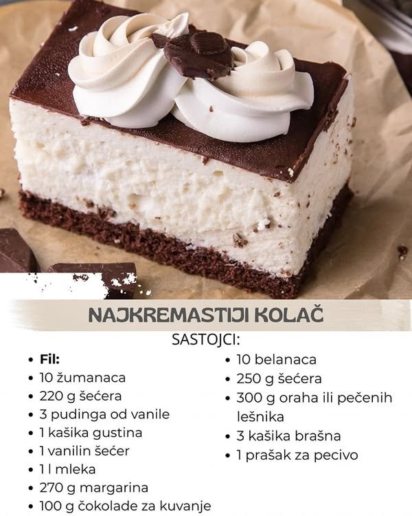 NEMA KREMASTIJEG KOLAČA OD OVOG: Topi se u ustima, a gotov je za 20 minuta