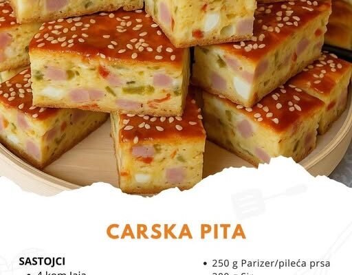 Carska pita – savršen spoj jednostavne pripreme i bogatog okusa