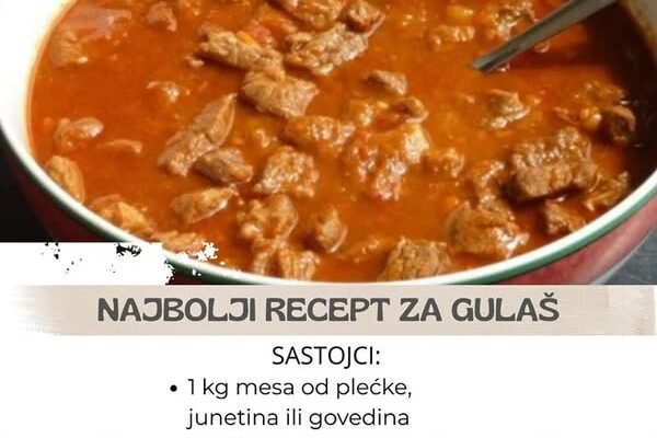 Otkako sam probala ovaj GULAŠ svi drugi recepti su otpali: Ubjedljivo najbolji gulaš koji morate isprobati