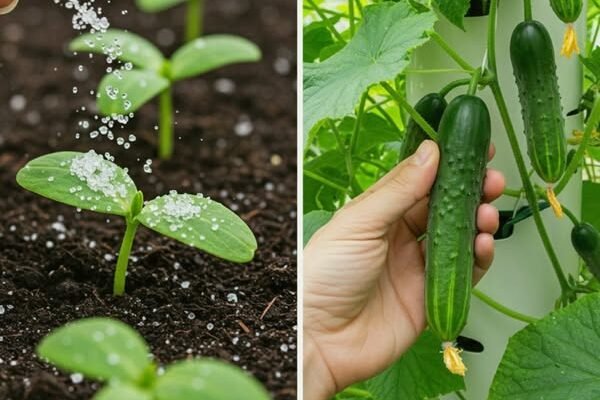Samo prelijte ovo preko mladih krastavaca – rastu duplo brže nego inače!