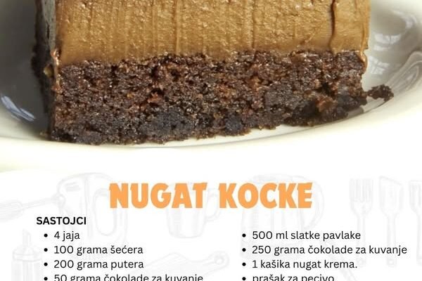 Tope se u ustima: Brze, kremaste nugat kocke