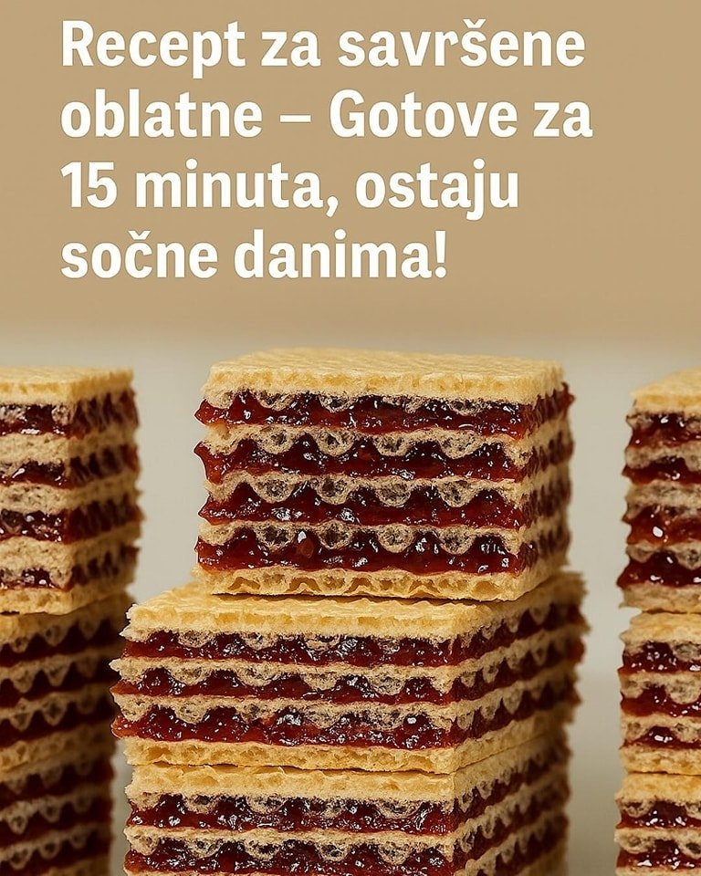 Recept za savršene oblatne – Gotove za 15 minuta, ostaju sočne danima!