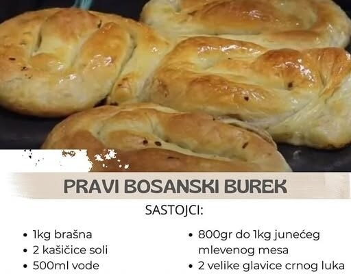 PRAVI BOSANSKI BUREK SA JUNEĆIM MESOM PRAVI SE OVAKO: Bogat fil, mekano i sočno testo, a sve spremno BRZO