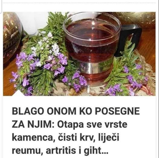 BLAGO ONOM KO POSEGNE ZA NJIM: Otapa sve vrste kamenca, čisti krv, liječi reumu, artritis i giht…