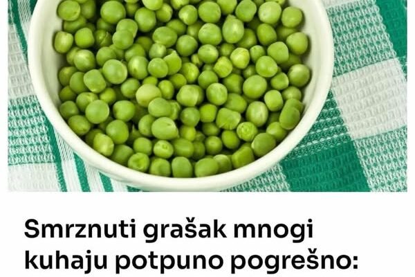 Smrznuti grašak mnogi kuhaju potpuno pogrešno: Evo kako treba, brže bude gotov i daleko je ukusniji