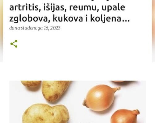“IZVLAČI” OBOLJENJA IZ ČITAVOG TIJELA: Lijek je za artritis, išijas, reumu, upale zglobova, kukova i koljena…